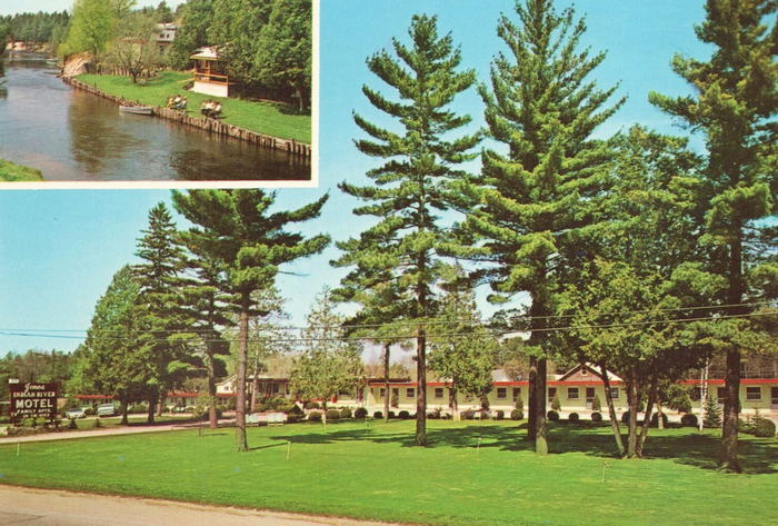 Indian River Motel and Cottages - Old Postcard (newer photo)